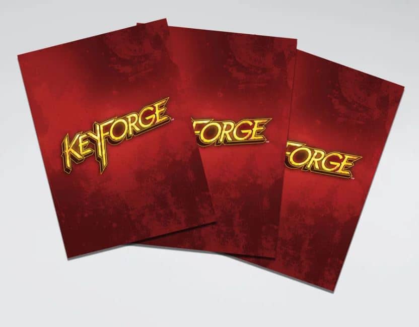 Gamegenic Red Keyforge Logo Sleeves 40 image 0